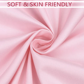 CKIKU pink tablecloth ideal for spring weddings, buffets, and dining decor.