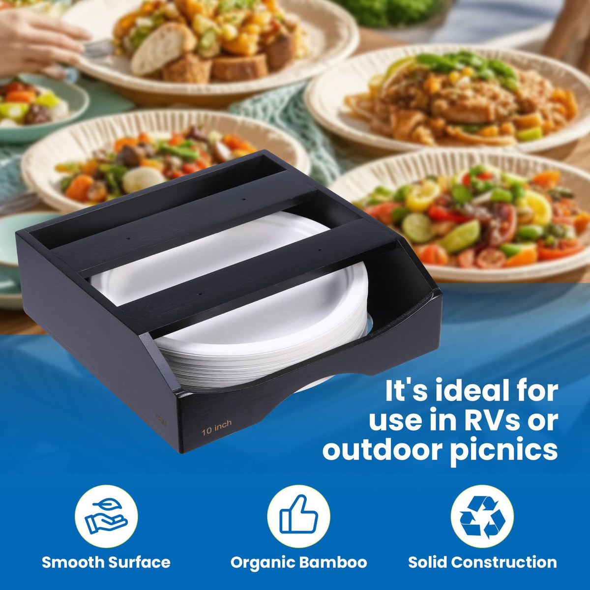 CKIU front view shows convenient plate dispensing access.