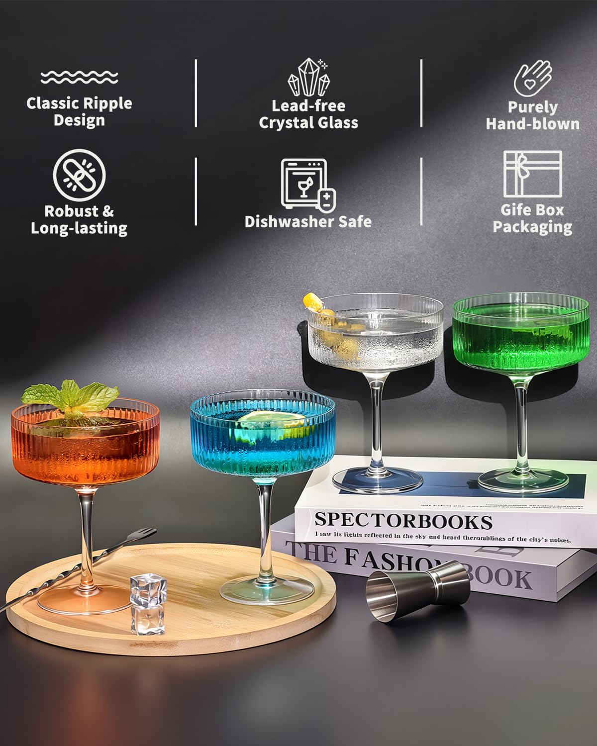 CL FUN lead-free crystal ensuring durable, high-clarity drinkware