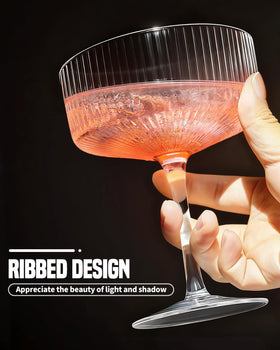 CL FUN Manhattan glasses ideal for stirred cocktails and stylish serving