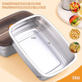 clamder 34oz capacity for main meals and batch prep
