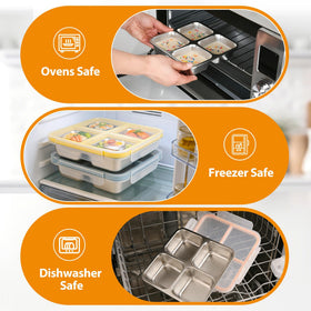 clamder dishwasher-safe design makes cleanup quick after meals