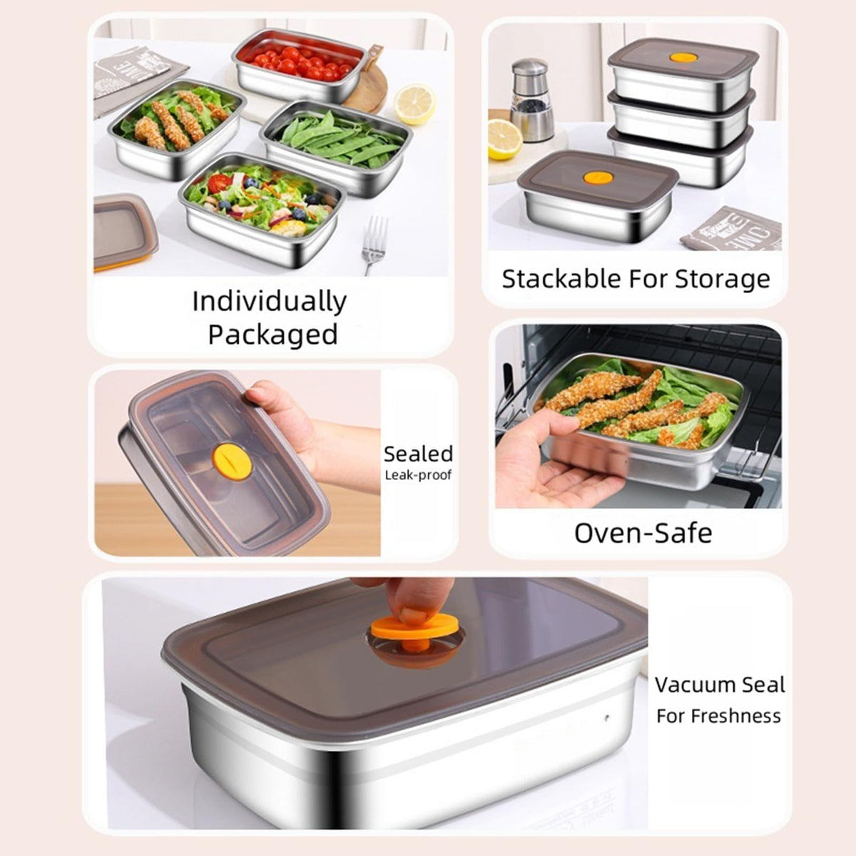clamder containers freezer and dishwasher safe for easy cleanup