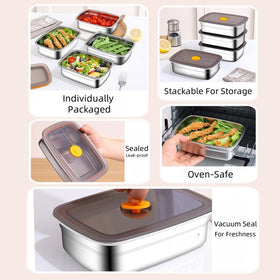 clamder containers freezer and dishwasher safe for easy cleanup