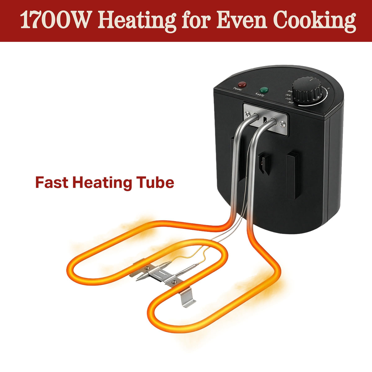 Classic Cuisine deep fryer cool-touch lid enhances safe handling.