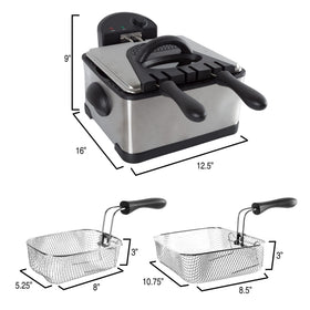 Classic Cuisine stainless-steel body offers sturdy, easy-to-clean construction.