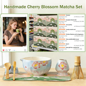 Clay&Fire bamboo chasen whisk for frothy, smooth matcha at home.