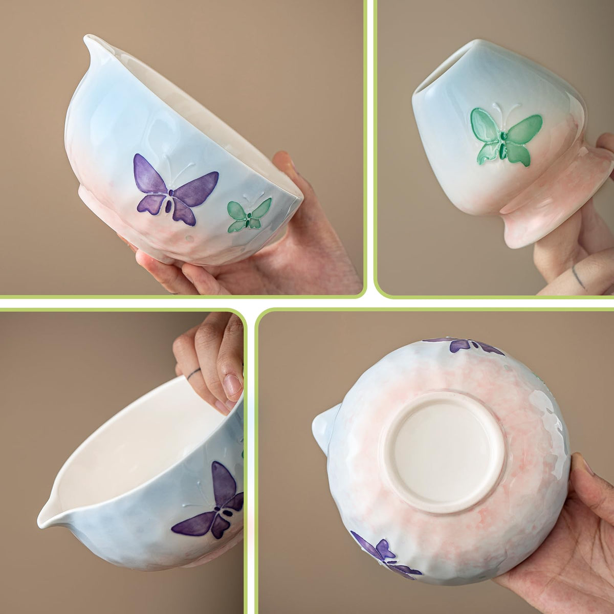 Clay&Fire bamboo spoon for easy, mess-free powder scooping