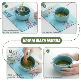 Clay&Fire whisk holder keeps the whisk dry and ready to use.