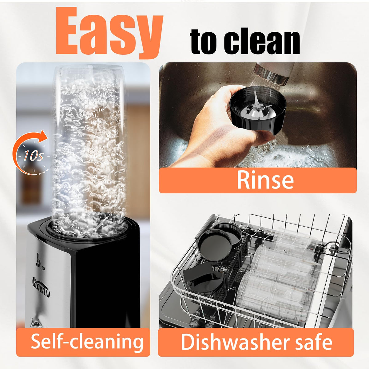 CLCWUJ BPA-free design ensures safe daily use