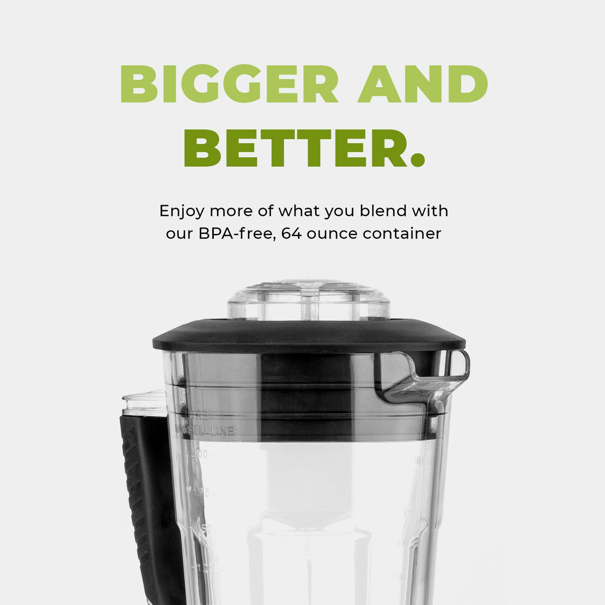 Cafe-ready setup enables large batches of smoothies and coffee drinks.