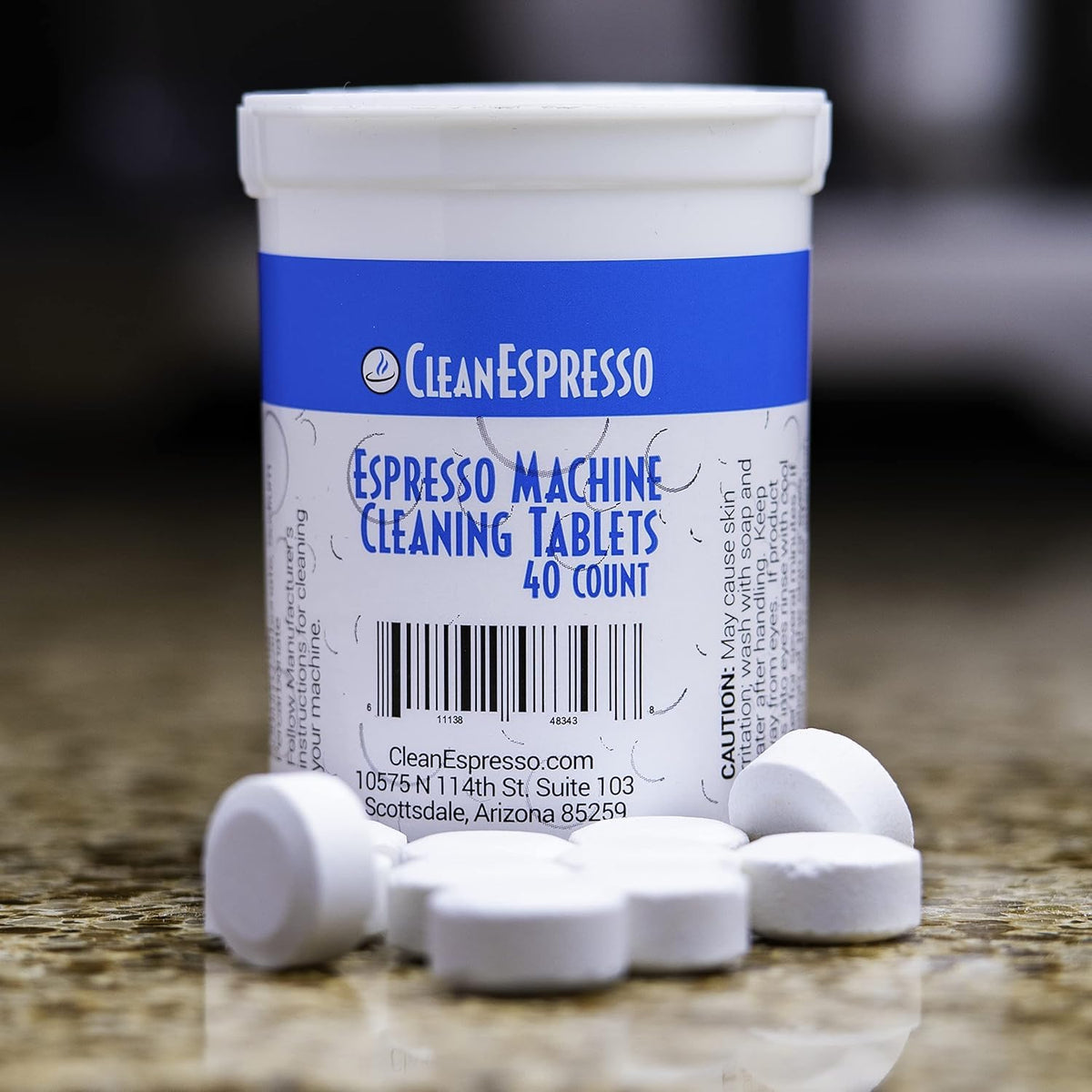 CleanEspresso Breville 2g tablets ready to use on Breville machines for consistent espresso quality.