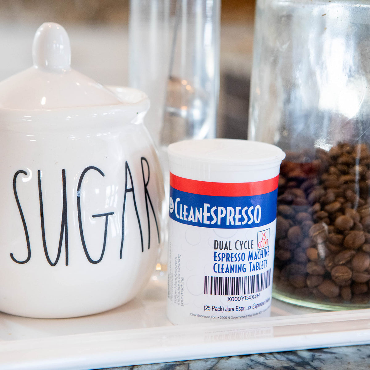 CleanEspresso value-focused dual-cycle tablets for Jura users.