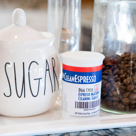 CleanEspresso value-focused dual-cycle tablets for Jura users.