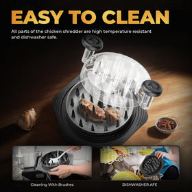 CLEANGOR anti-slip silicone grip; better control during shredding sessions.
