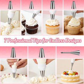 CLEANGOR reusable cotton pastry bag offers strong grip and reusable performance.