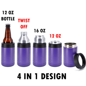 Clear Water Home Goods 16oz can or 12oz bottle inside demonstrates flexible serving options