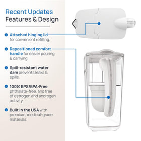 Affinity filtration technology in action removing contaminants from water.