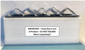 ClearlyFrozen insulation box included for longer-lasting ice in service.