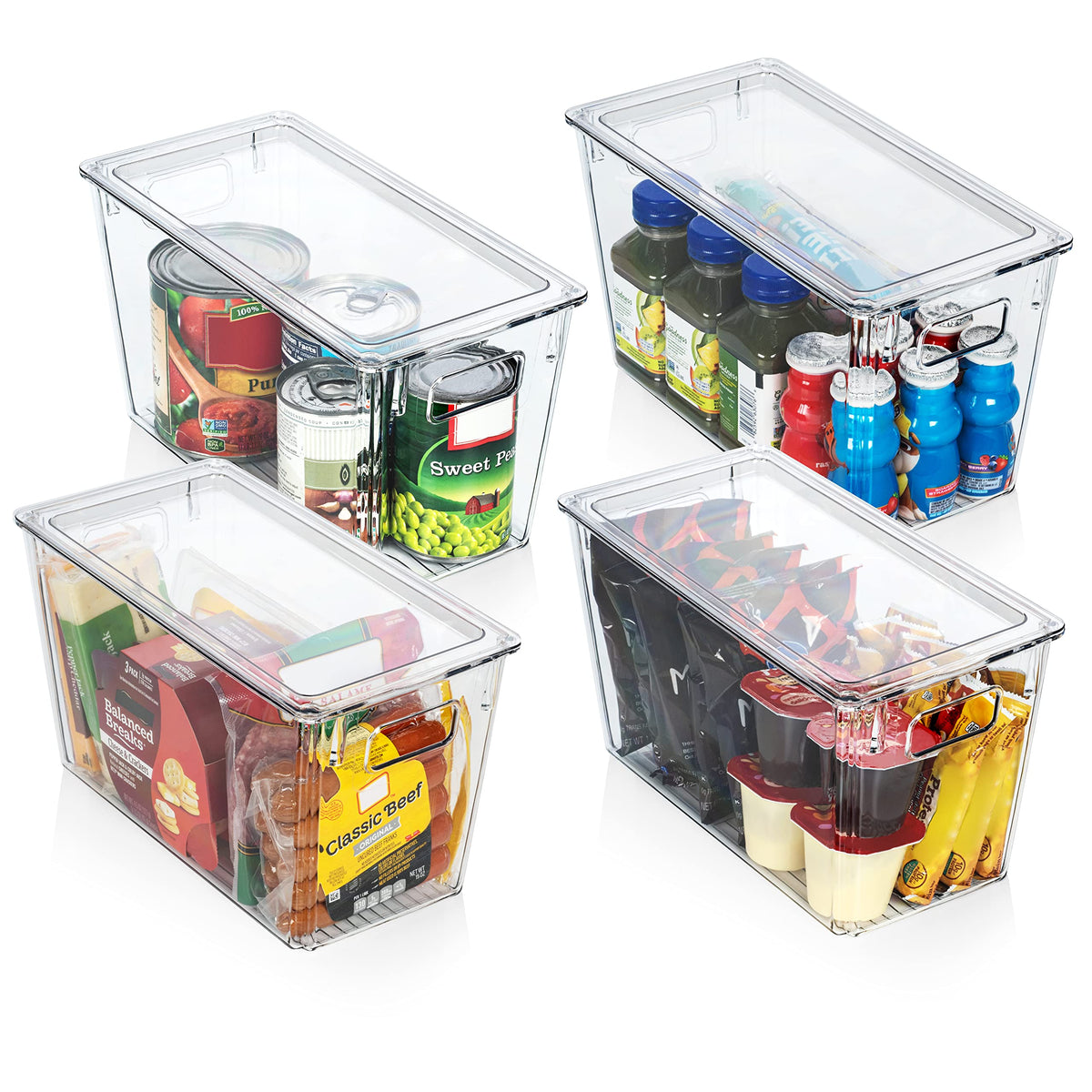 ClearSpace 12-5-inch bin with handles for easy transport