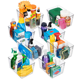 ClearSpace bins in kitchen for clutter-free fridge storage and stackable organization