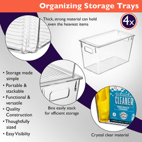 ClearSpace BPA-free plastic bin suitable for fridge and pantry organization
