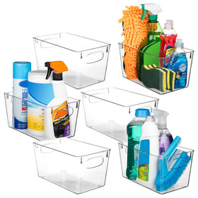 ClearSpace clear plastic storage bin stackable design keeps pantry items organized