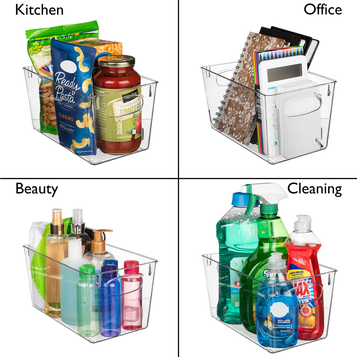 ClearSpace pantry storage bin helps tidy foods and snacks for simple access.