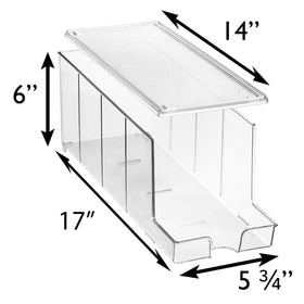 ClearSpace pantry can storage solution keeps canned goods organized and easy to grab.