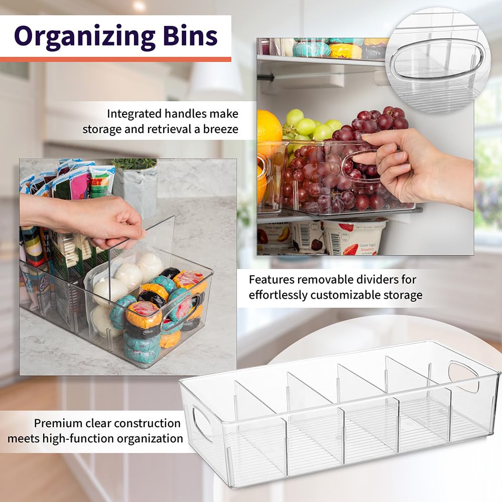 ClearSpace plastic-storage-bin-clear offers visibility for quick checks