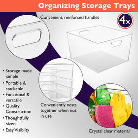 ClearSpace XL bin made of clear BPA-free plastic for durability