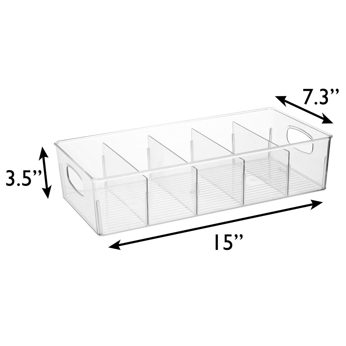ClearSpace XL cabinet and fridge organization bin for versatile storage