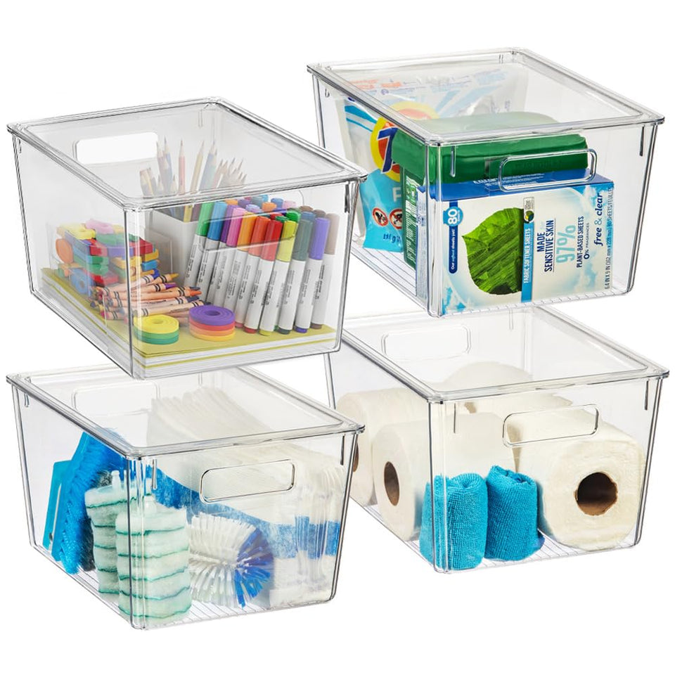 ClearSpace X-Large bin with lid for clutter-free pantry storage