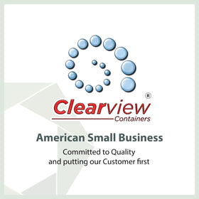 CLEARVIEW CONTAINERS hand-wash-only jar care instructions