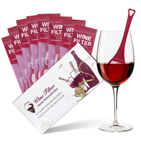 Clerona wine filters pack8 unboxing reveals natural filtration materials for sulfite reduction.