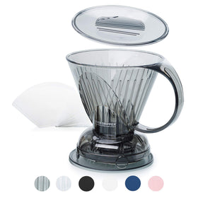Clever Coffee Dripper Cloud 18oz with BPA-free plastic for convenient pour-over.