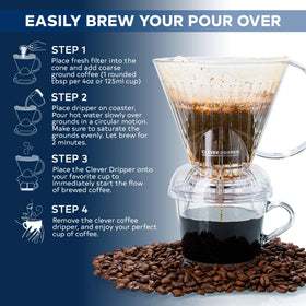 Clever 100 filters pack ensures consistent brewing every time