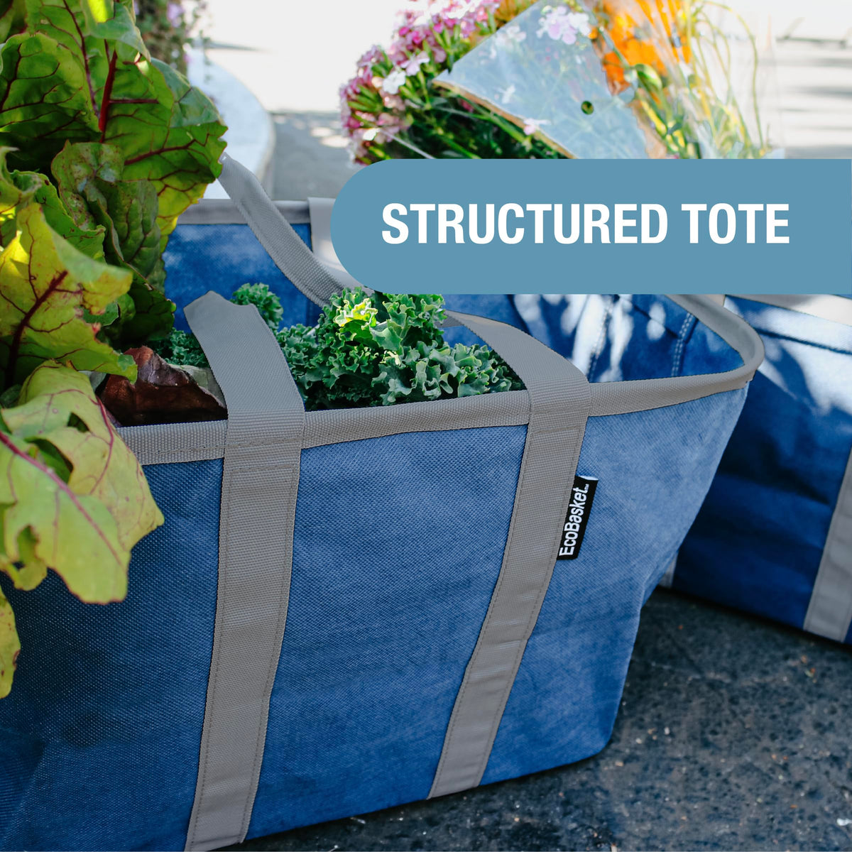 CleverMade EcoBasket interior is wipe-clean for quick spill cleanup.