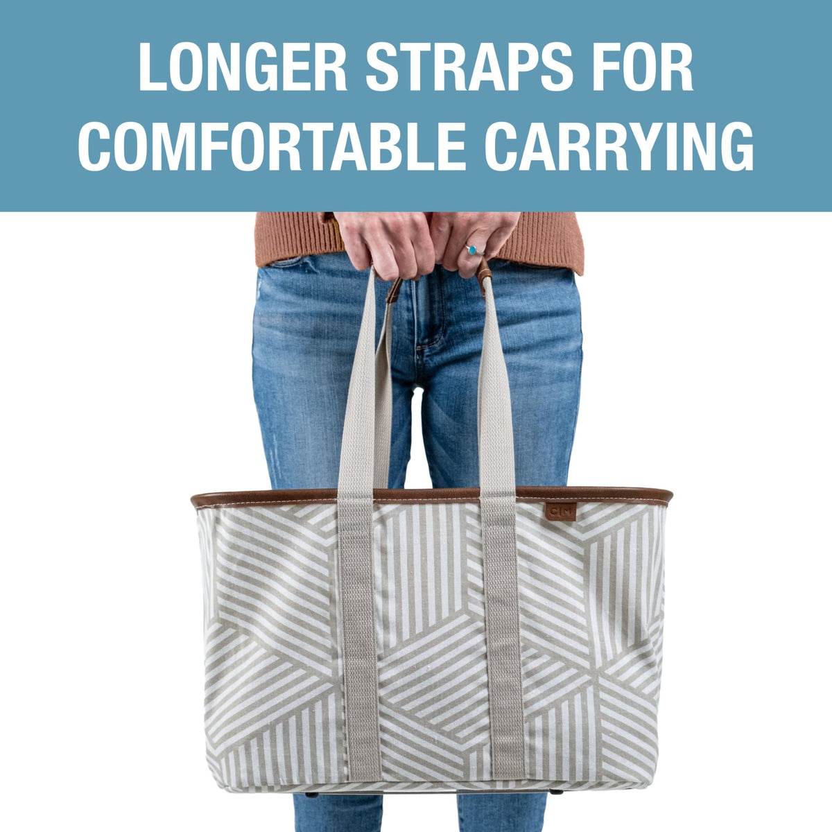 CleverMade Snapbasket LUXE car-use ready for errands and road trips