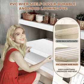 clicliet moisture-resistant shelf liner protects shelves from moisture