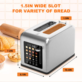 Clixane removable crumb tray enables quick, mess-free cleanup