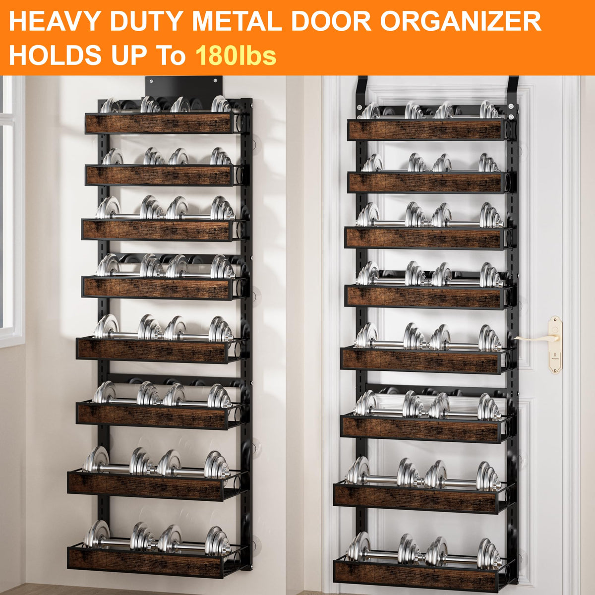 Clothink heavy-duty weight capacity supports jars bottles and supplies