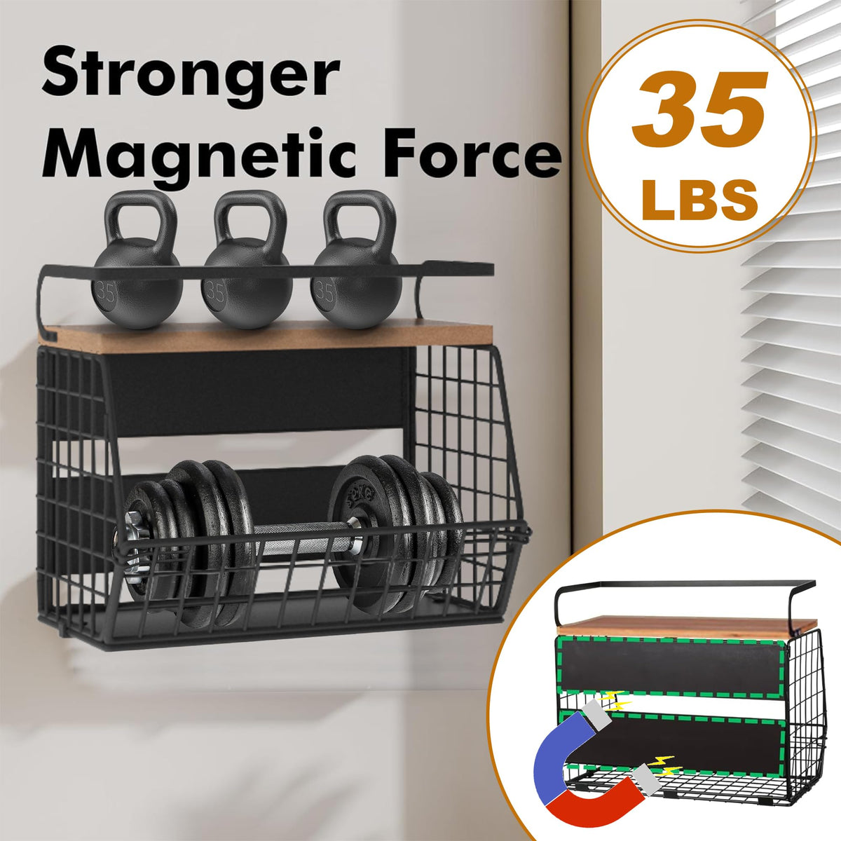 Clothink large-capacity organizer simplifies kitchen prep by grouping items together.
