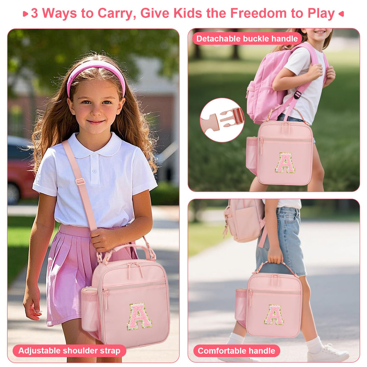 CloudWINGS top handle lunch bag for quick grab and go