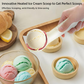 Cloukily gift-ready kitchen gadget for ice cream lovers.