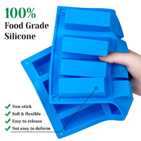 CLUEWR silicone mold for baking blue safe and reusable