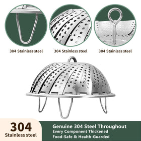 Stable foldable triangle stand keeps the basket steady during use