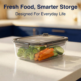 Clutterix container freezer and dishwasher safe simplify cleanup after meals.