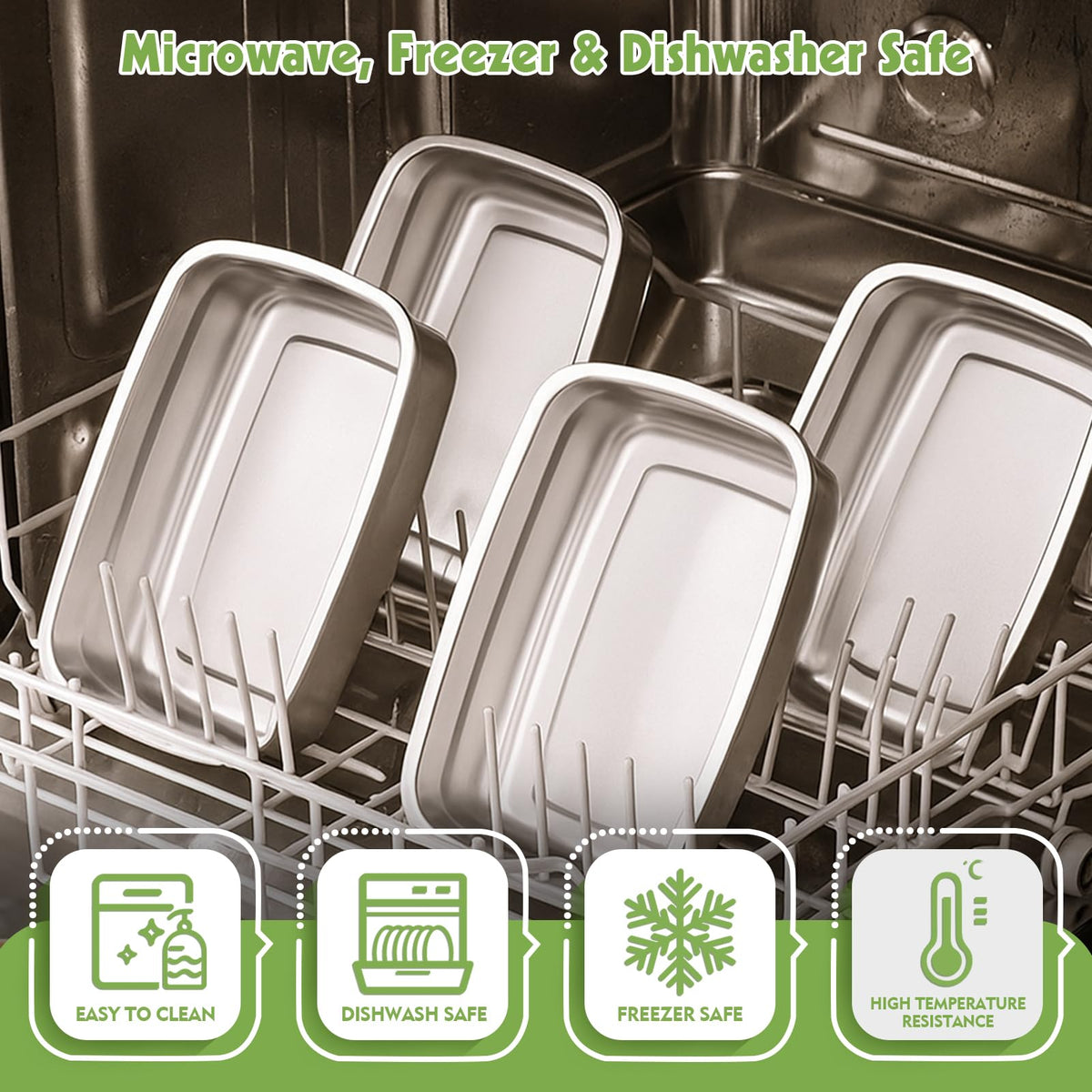 CLWVPCOT stackable design saves space in cabinets and bags.