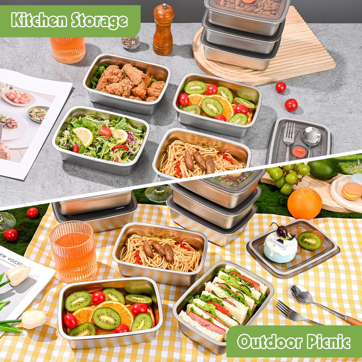 CLWVPCOT ten-pack set for versatile meal prep.
